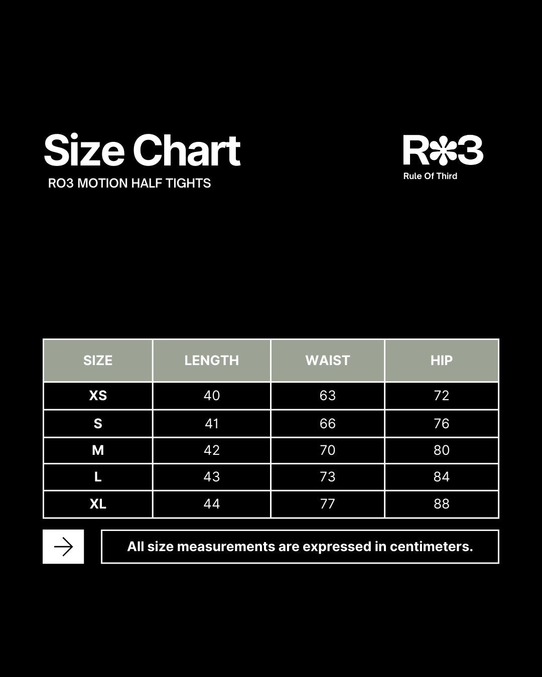 RO3 MOTION HALF TIGHTS