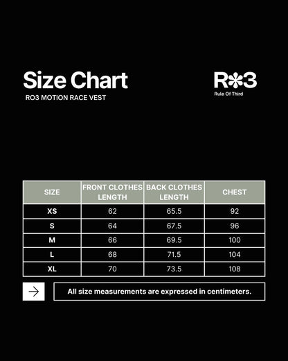 RO3 MOTION RACE VEST